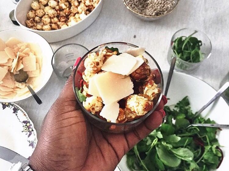 Salade + Pocpcorn Tomate/Basilic